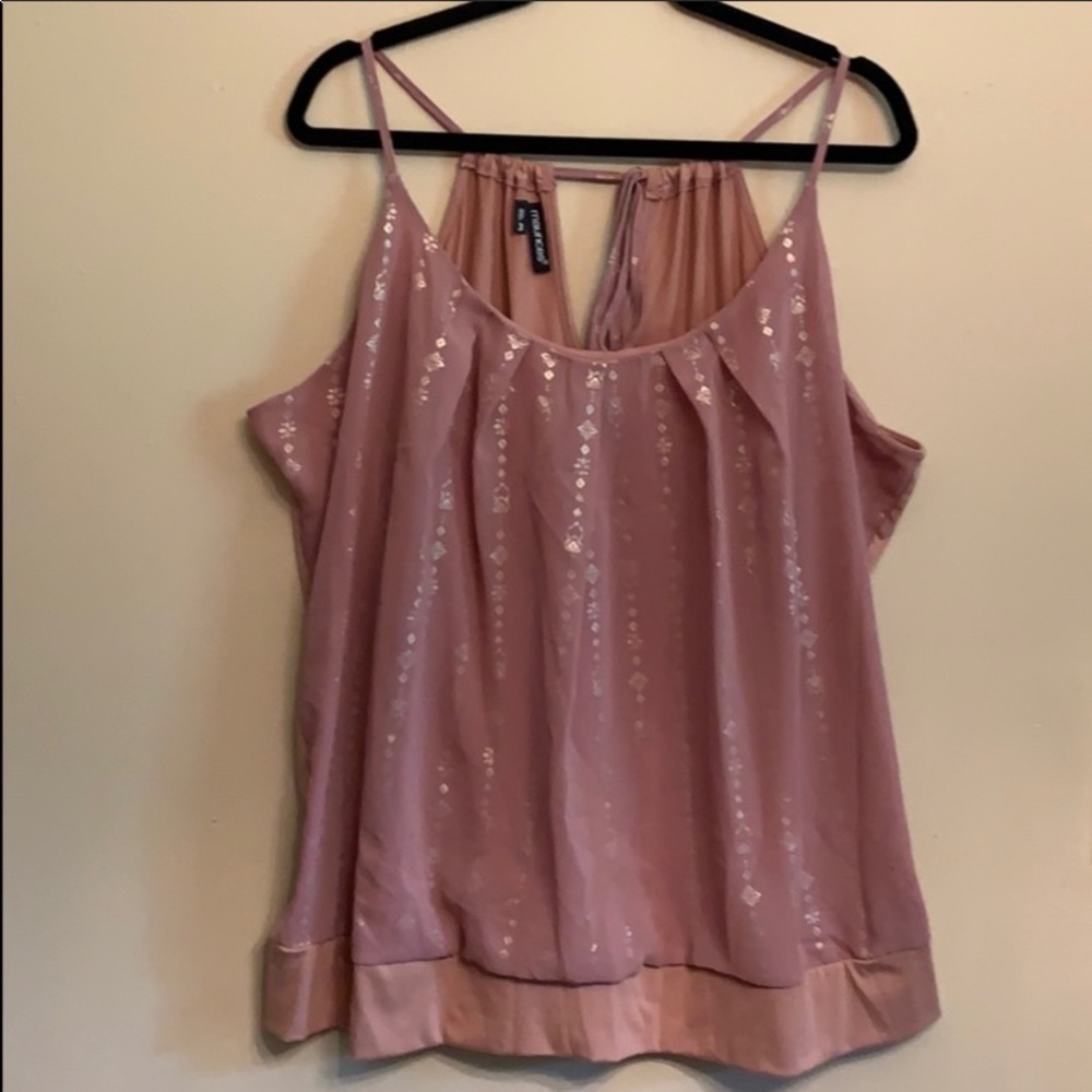 Maurice's Plus Size Dusty Rose Tie Tank